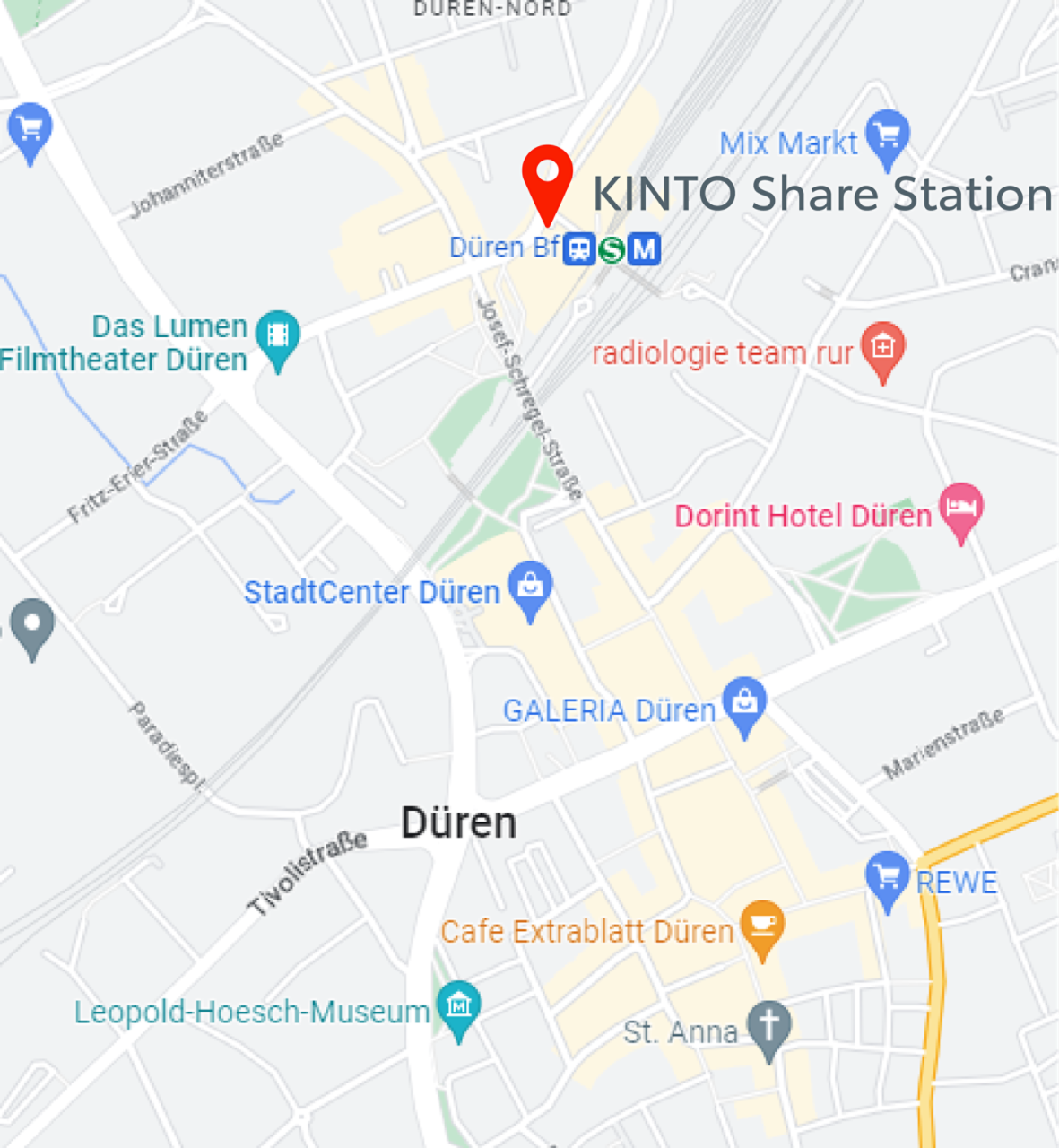 Düren Map