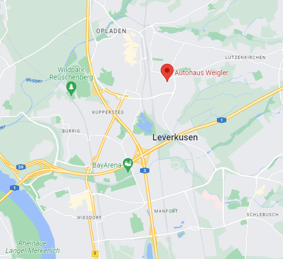 Karte Leverkusen