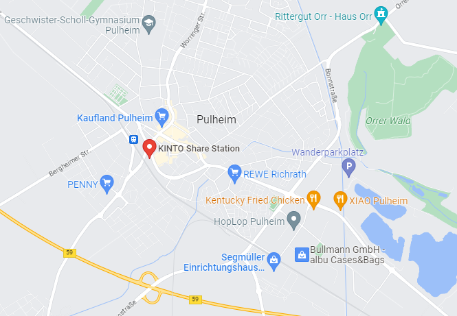 Karte Pulheim
