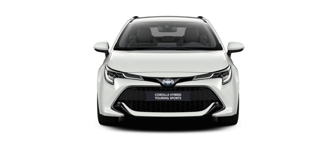 Toyota Corolla forfra Pure White 