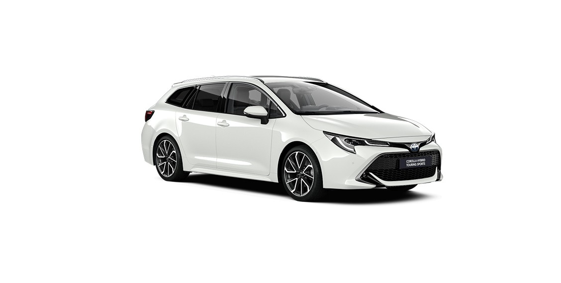Toyota Corolla forfra Pure White 