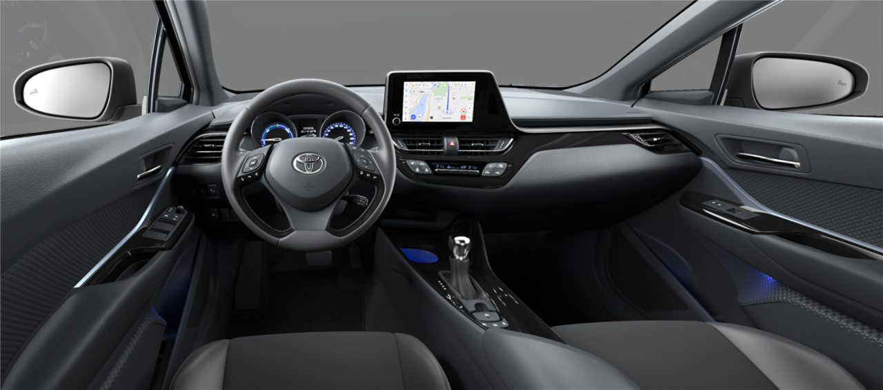 Toyota CHR 1,8l Hybrid Team Deutschland (dunkeltürkisblau) Interior