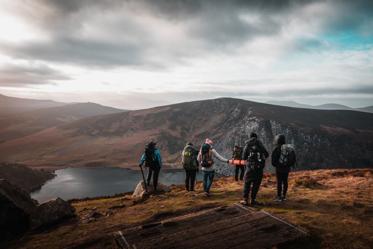 Group of hikers