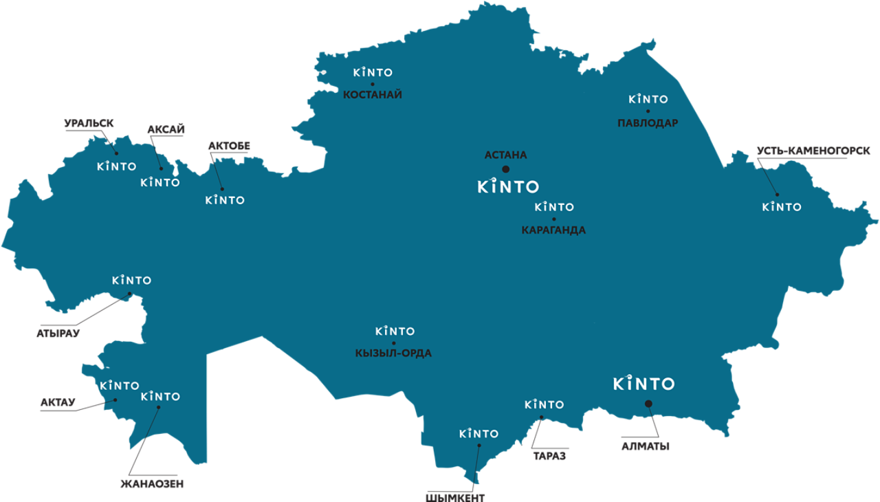 Map Kazakhstan