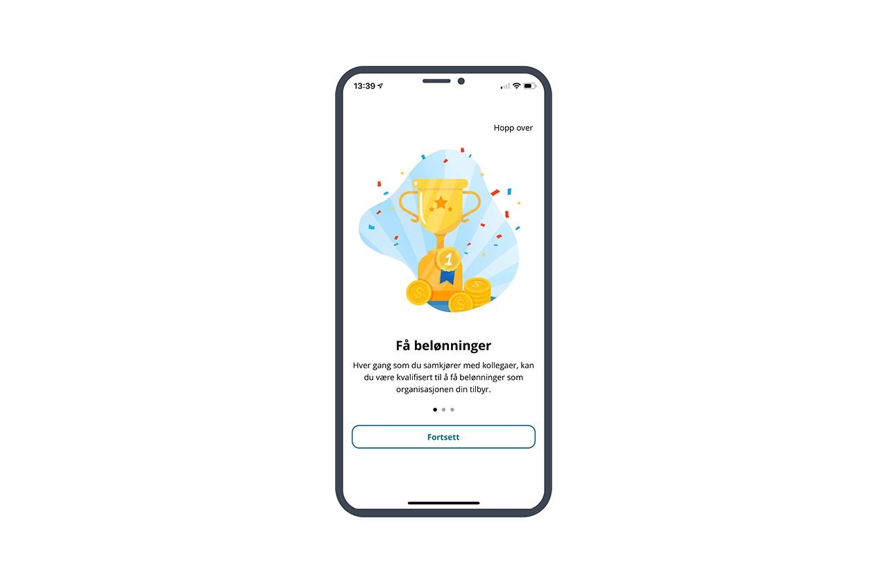 Mobilapp viser få belønninger